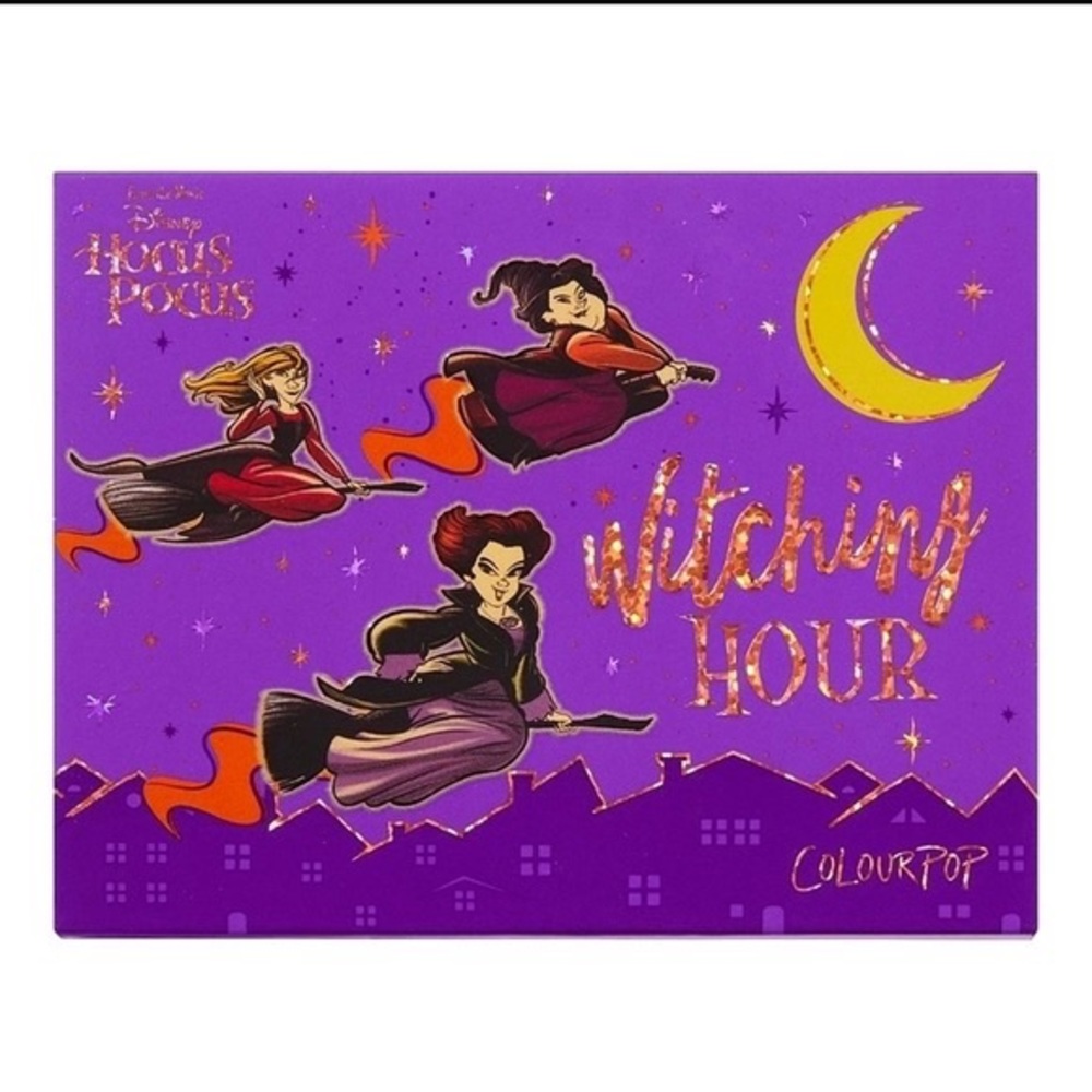 🔥HOCUS POCUS SET🔥🔮WITCHING HOUR🕷 COLOURPOP🕷EYE SET🕷️and Stamp pen